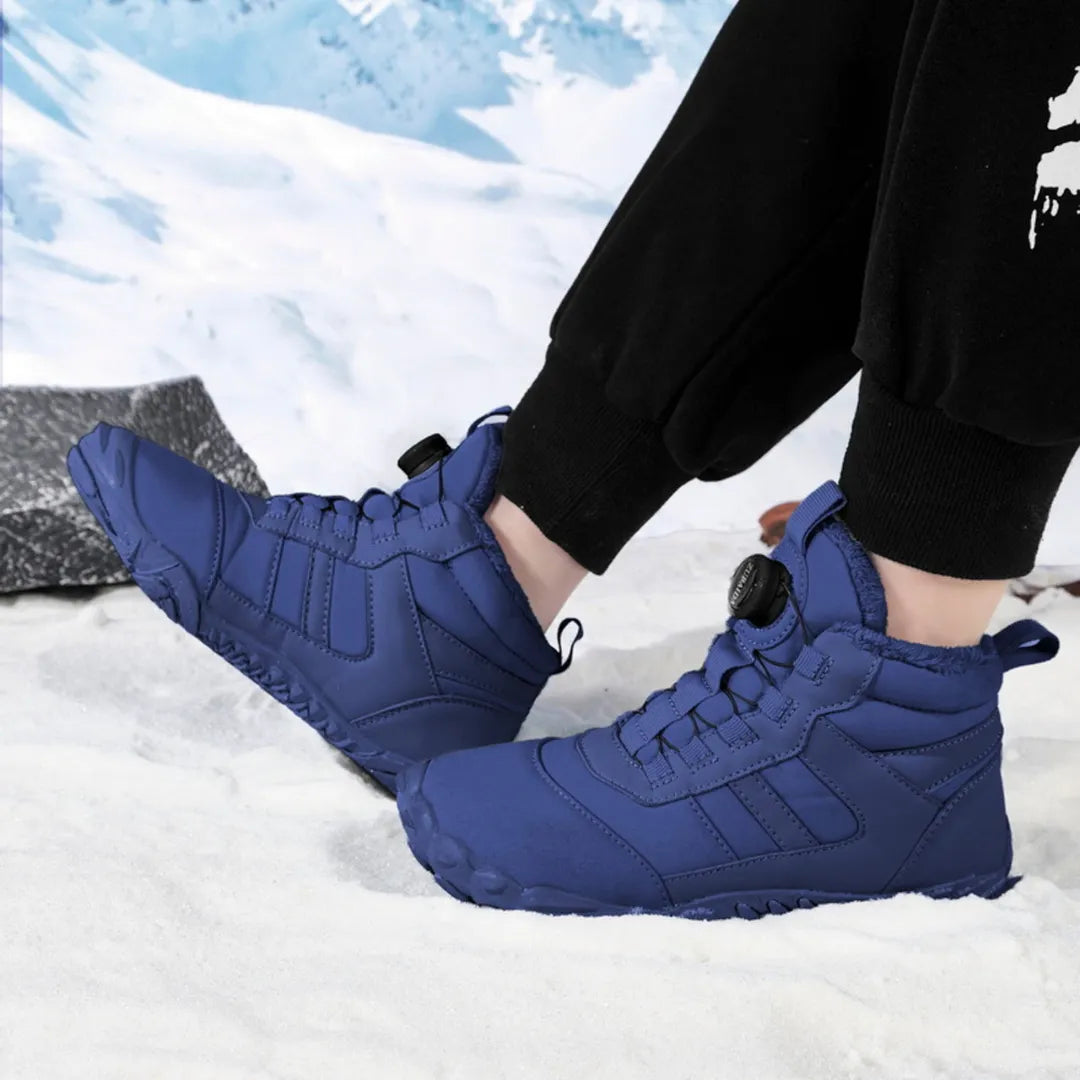 Barefoot Schoenen Heren - Winterschoenen met Voering & Boa Sluiting