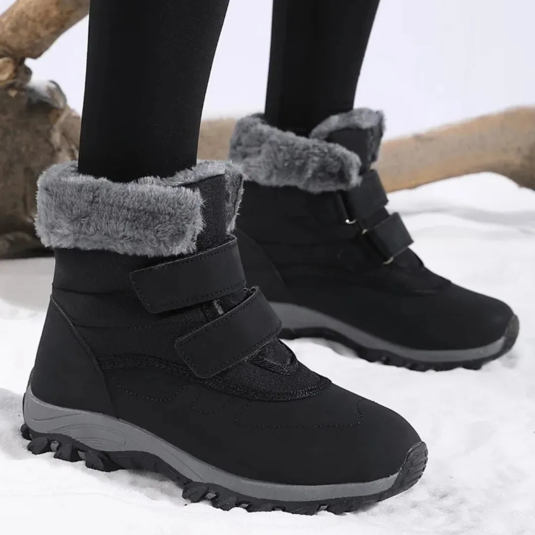 Freya Waterdichte Snowboots Dames met Klittenband – Enkellaarsjes