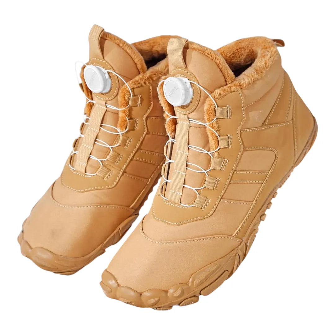 Barefoot Schoenen Heren - Winterschoenen met Voering & Boa Sluiting