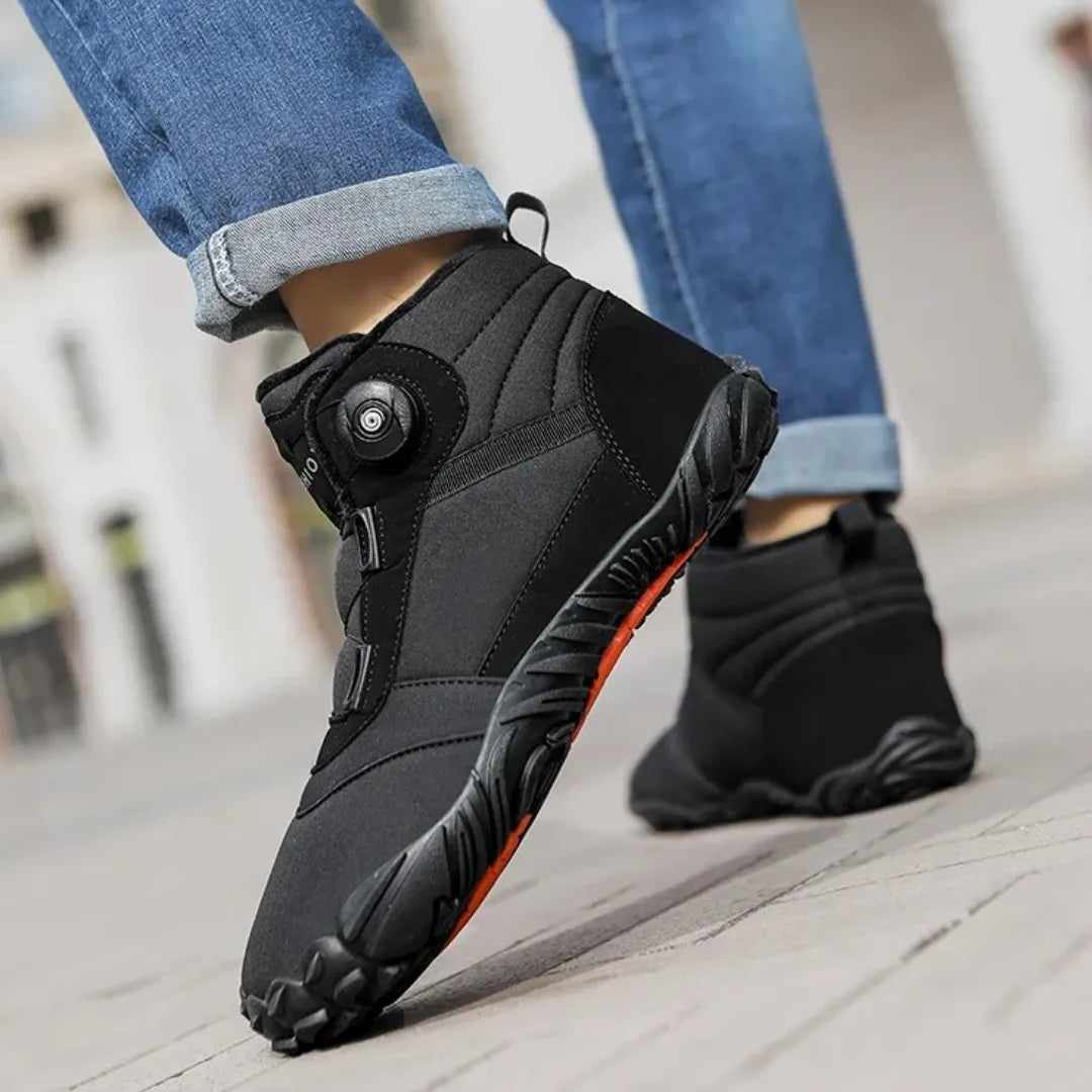 Axton Barefoot Winterboots – Laarzen met Warme Voering & Boa Sluiting