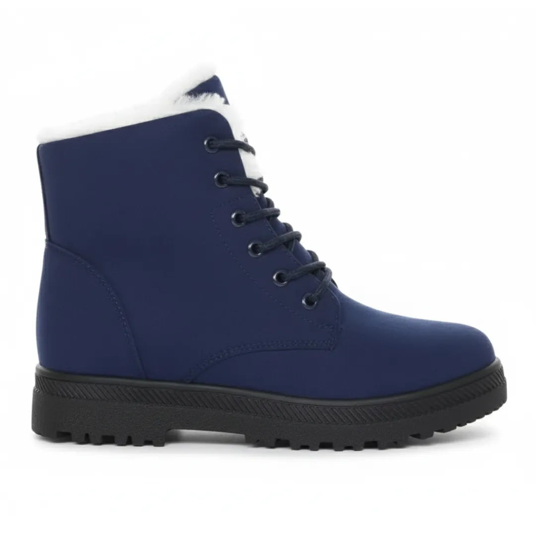 Dames Winterboots – Warme Enkellaarsjes met Voering en Antislip Zool