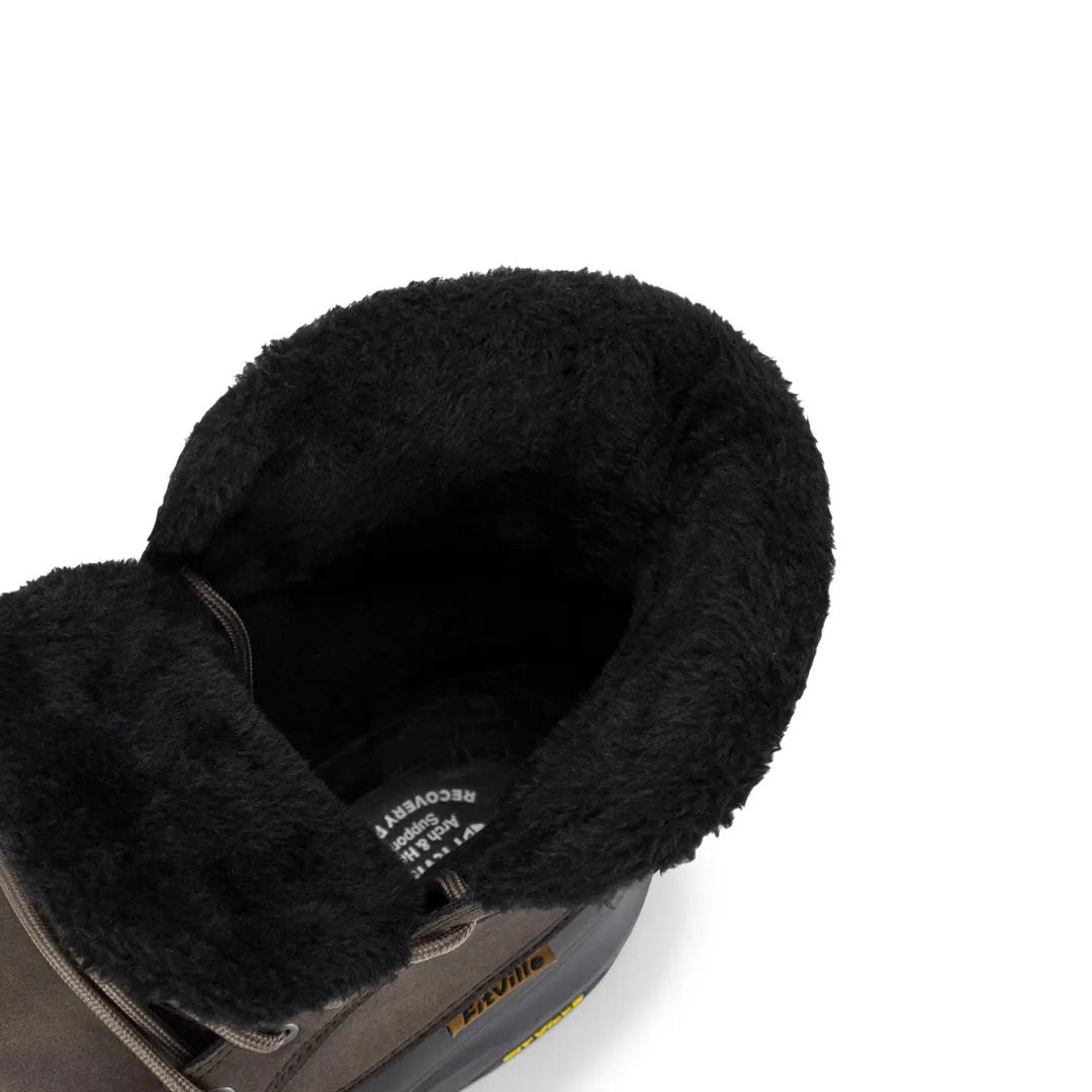 Piet Heren Winterlaarzen – Gevoerde Snowboots met Brede Teendoos