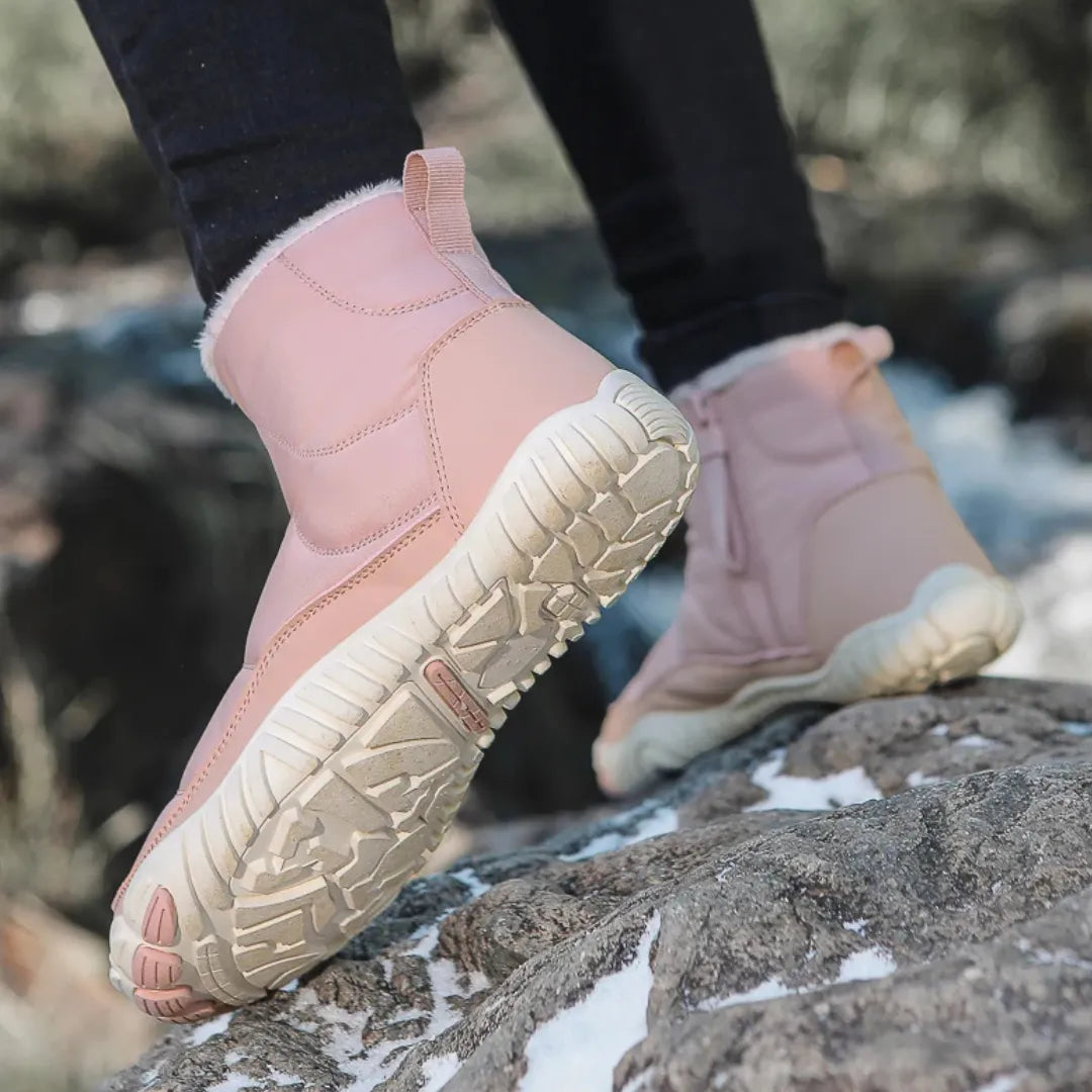 Nola Barefoot Snowboots Dames – Winter Schoenen met Antislip Zool