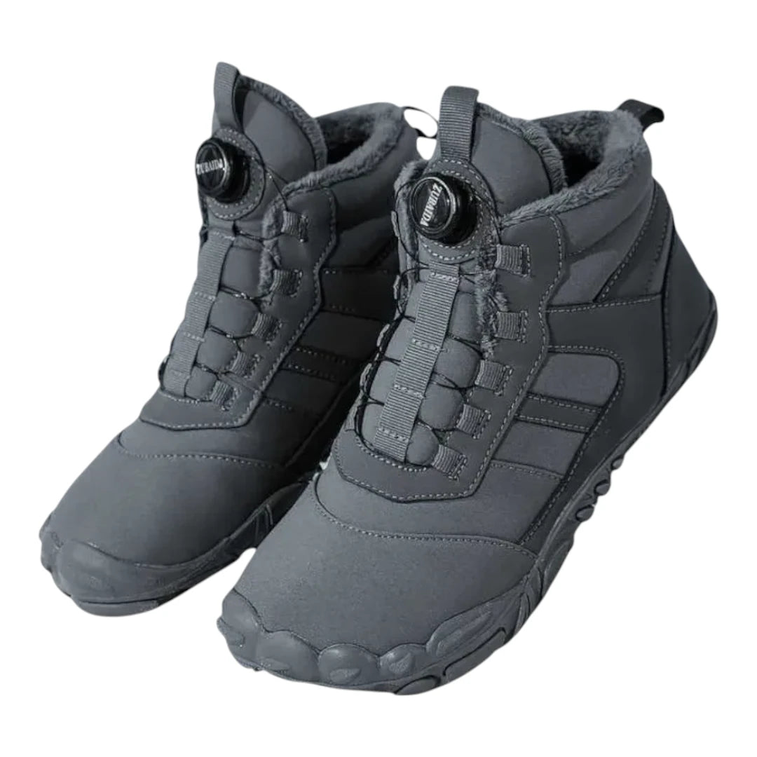 Barefoot Schoenen Heren - Winterschoenen met Voering & Boa Sluiting