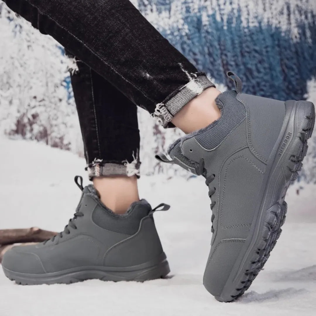 Ruen Waterdichte Heren Winterboots - Warme Antislip Wandelschoenen