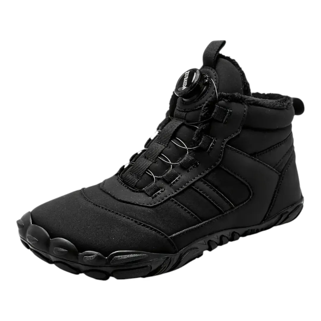 Barefoot Schoenen Heren - Winterschoenen met Voering & Boa Sluiting