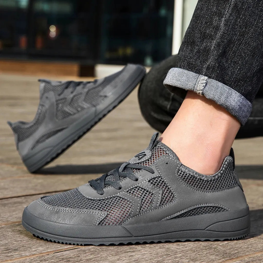 Aro Mesh Sneakers met Brede Neus - Ademende Schoenen voor Brede Voeten
