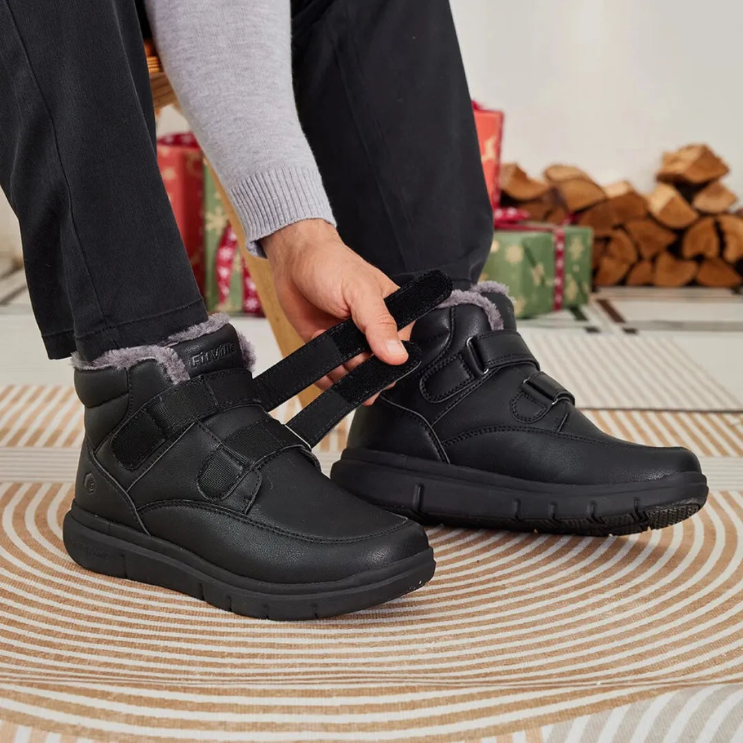 Arvo Hoge Schoenen Heren – Orthopedische Snowboots met Klittenband