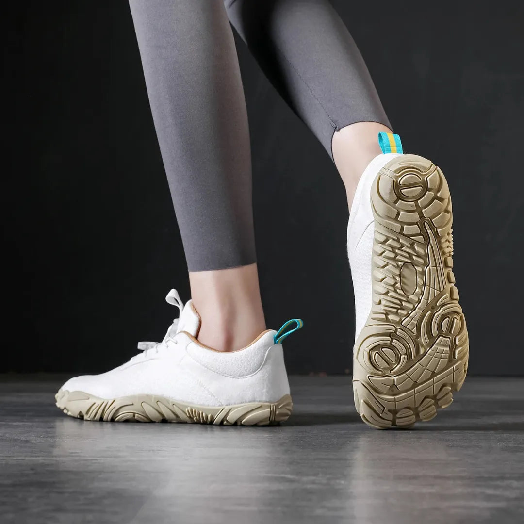 Lo Barefoot Sneakers Dames – Teen Schoenen met Brede Neus