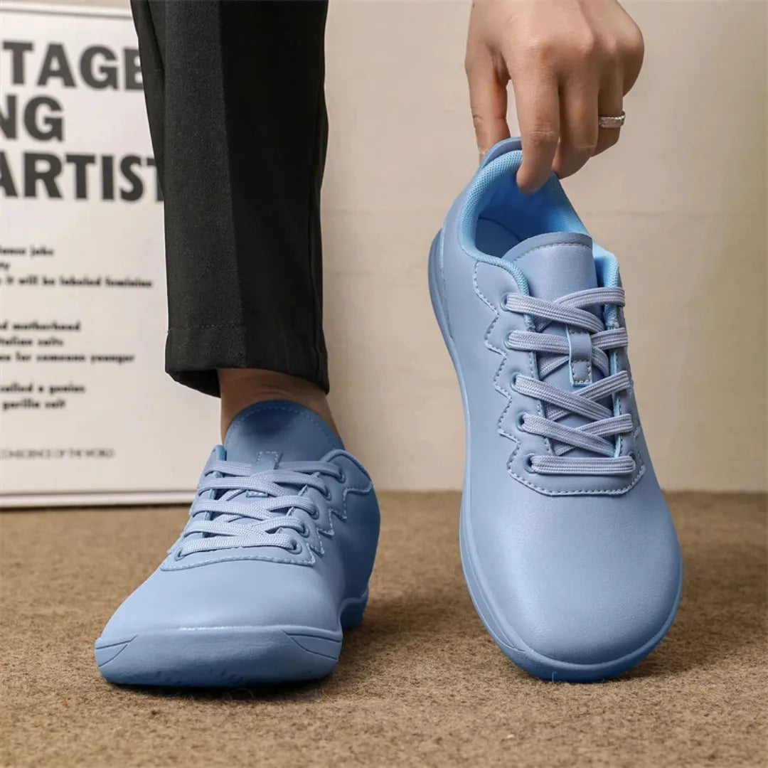 Barefoot Schoenen Unisex - Vegan Leer Sneakers met Brede Neus