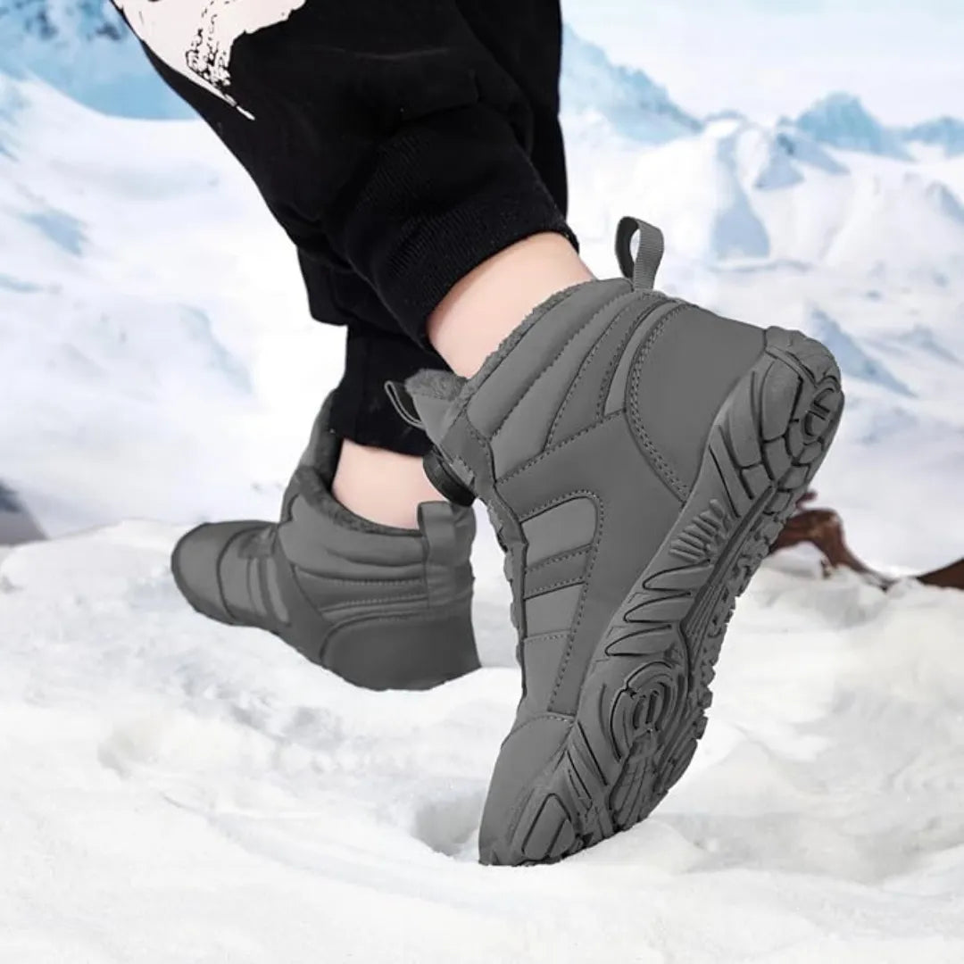 Barefoot Schoenen Heren - Winterschoenen met Voering & Boa Sluiting