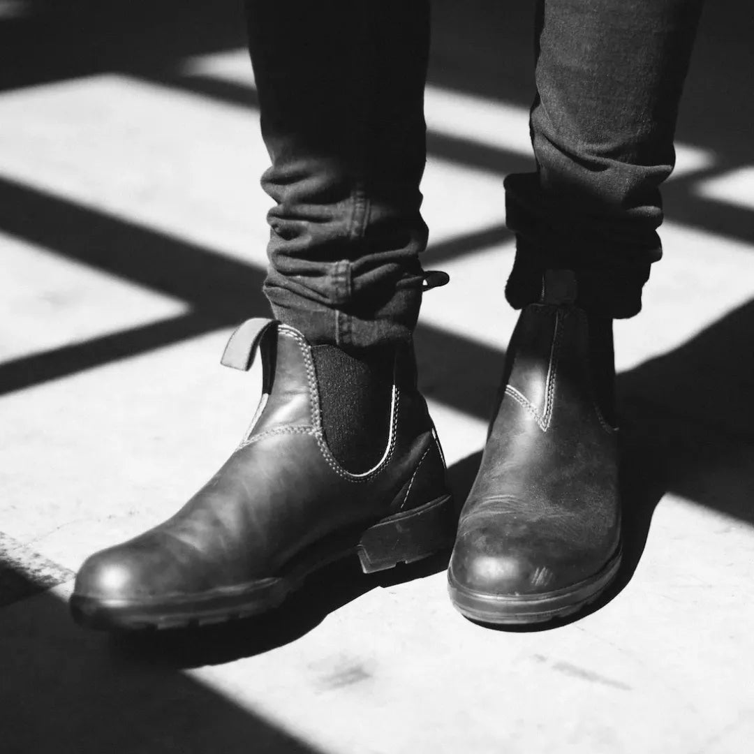 Riley Chelsea Boots Unisex – Vegan Leren Enkellaarzen met Elastiek