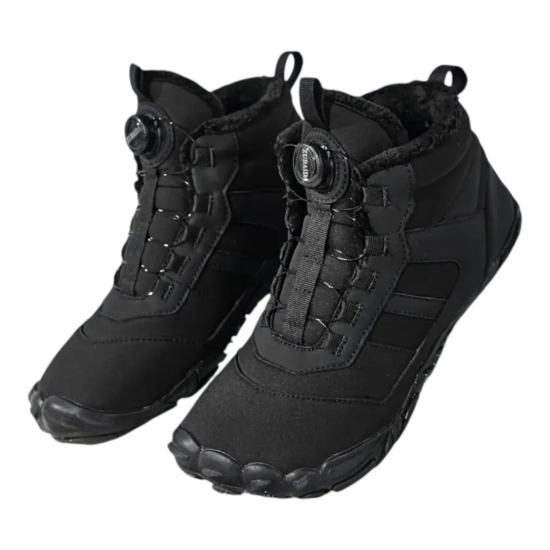 Barefoot Schoenen Heren - Winterschoenen met Voering & Boa Sluiting
