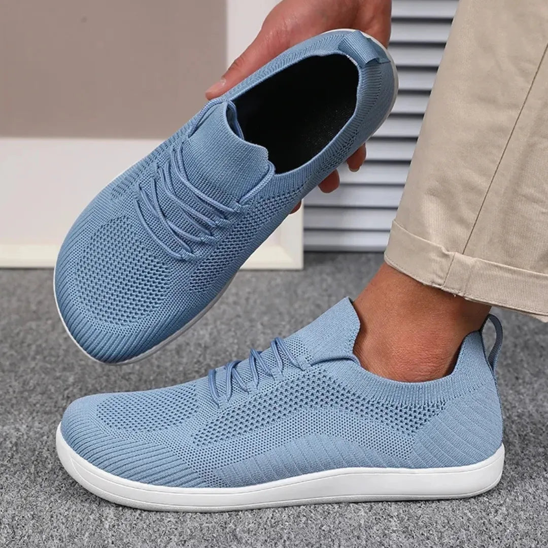 Lior Mesh Barefoot Sneakers met Brede Neus – Ademend & Zero Drop Zool