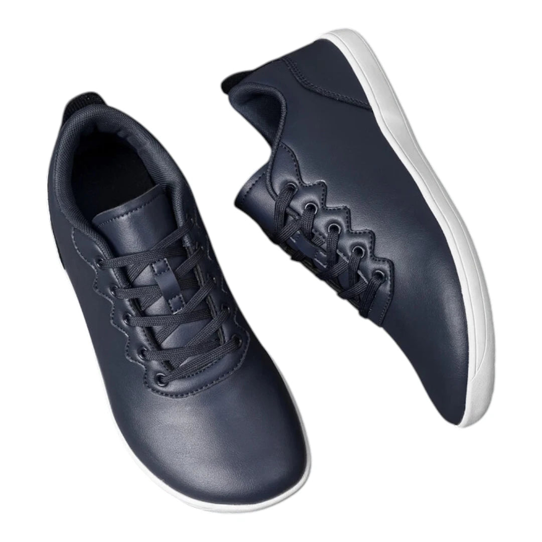Barefoot Schoenen Unisex - Vegan Leer Sneakers met Brede Neus