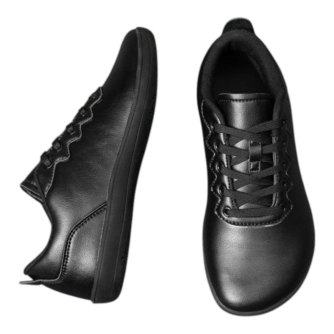 Barefoot Schoenen Unisex - Vegan Leer Sneakers met Brede Neus