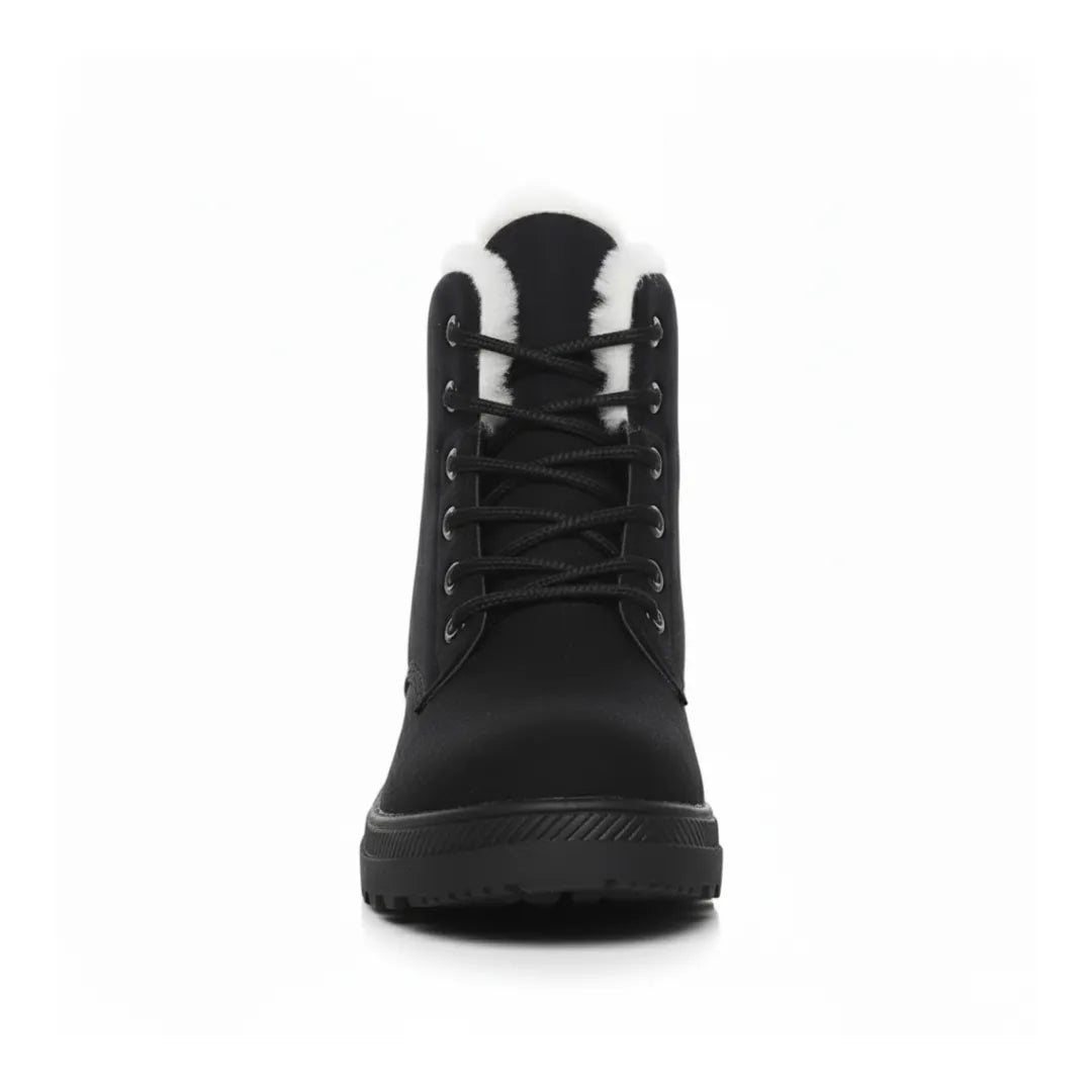 Dames Winterboots – Warme Enkellaarsjes met Voering en Antislip Zool