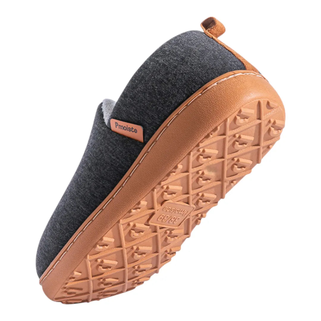 Pantoffels met Harde Zool & Fleece Voering - Warme Sloffen