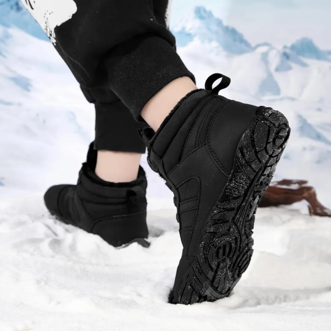 Barefoot Schoenen Heren - Winterschoenen met Voering & Boa Sluiting