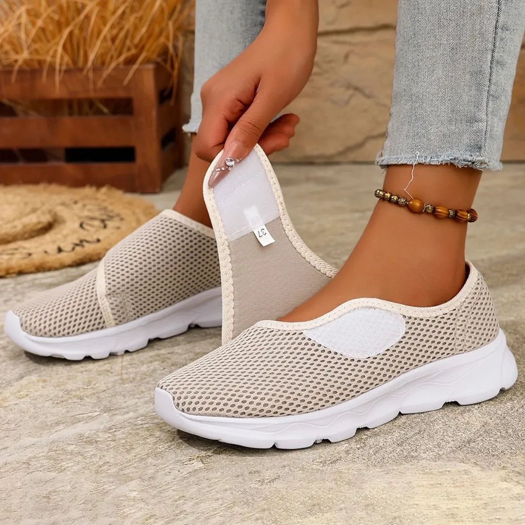 Diabetes Schoenen Dames - Schoenen met Brede Leest & Klittenband