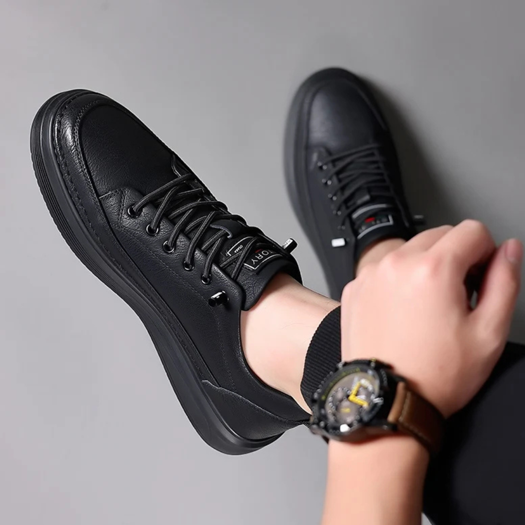 Dylan Heren Sneakers met Elastische Vetersluiting – Dempende Zool