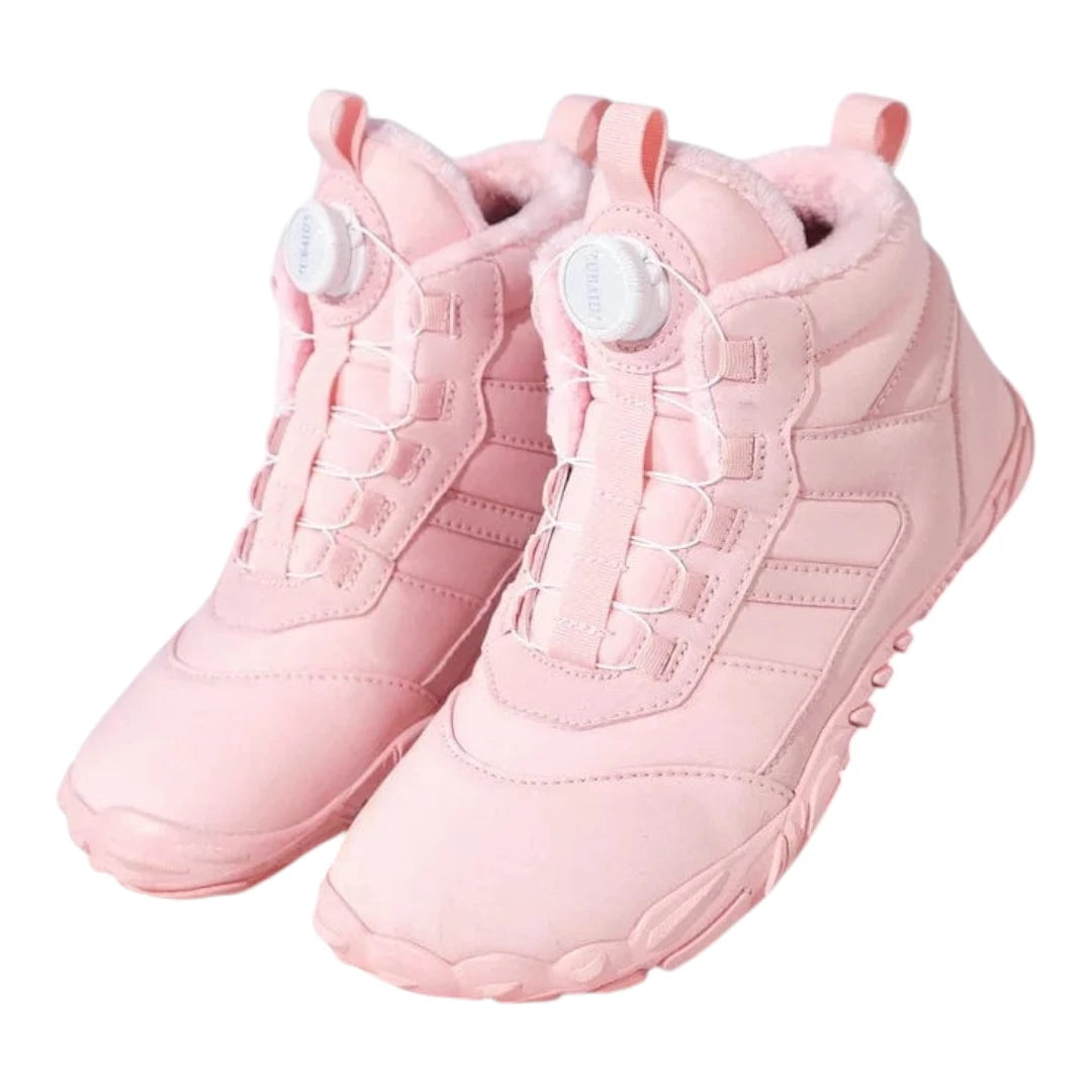 Barefoot Schoenen Dames - Winterschoenen met Voering & Boa Sluiting