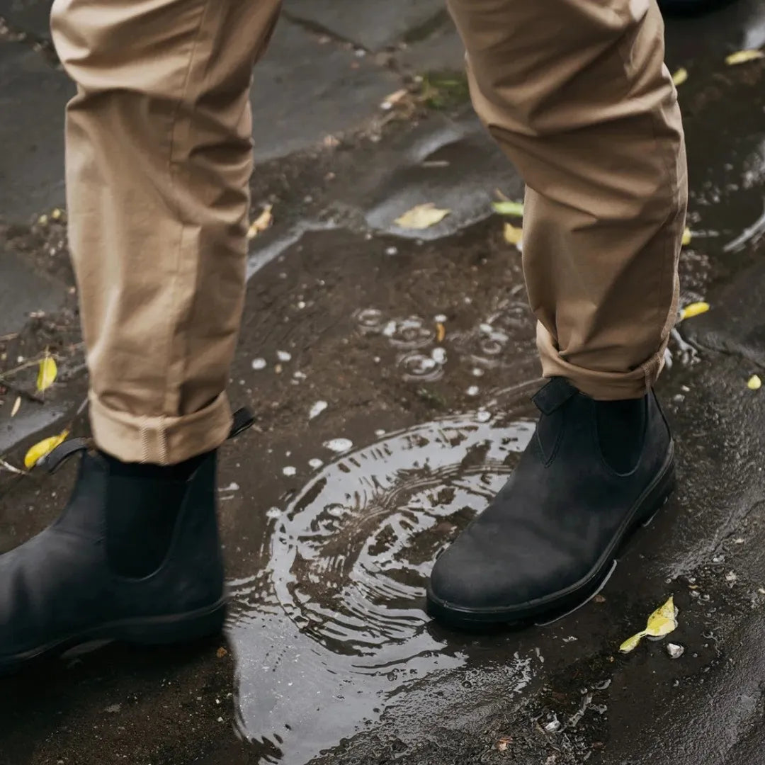 Riley Chelsea Boots Unisex – Vegan Leren Enkellaarzen met Elastiek