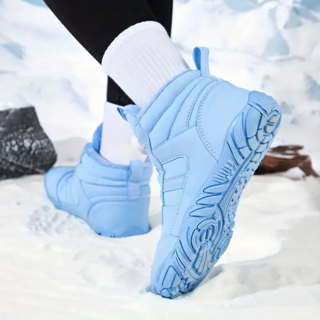 Barefoot Schoenen Dames - Winterschoenen met Voering & Boa Sluiting