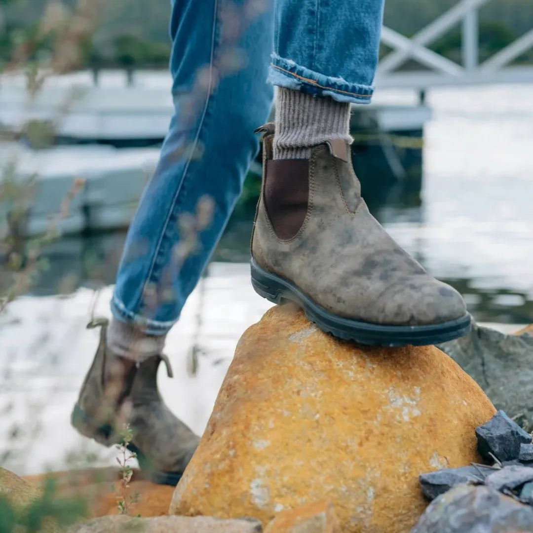 Riley Chelsea Boots Unisex – Vegan Leren Enkellaarzen met Elastiek