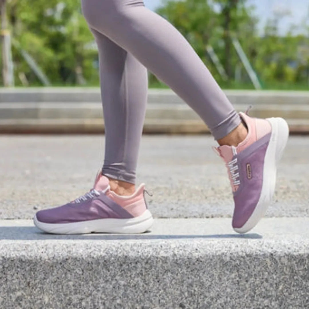 Slip On Sneakers Dames - Sportschoenen met Brede Leest & Ondersteuning