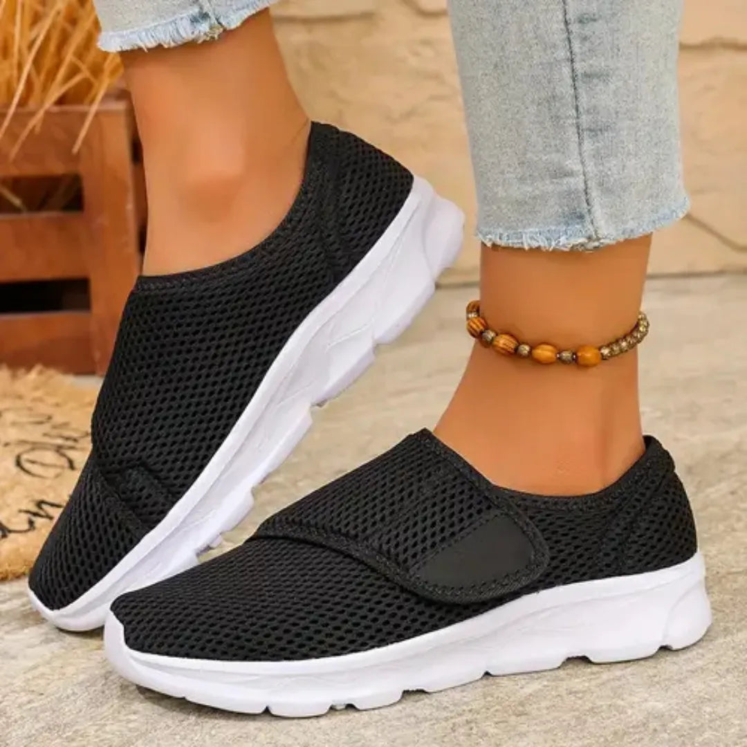 Diabetes Schoenen Dames - Schoenen met Brede Leest & Klittenband