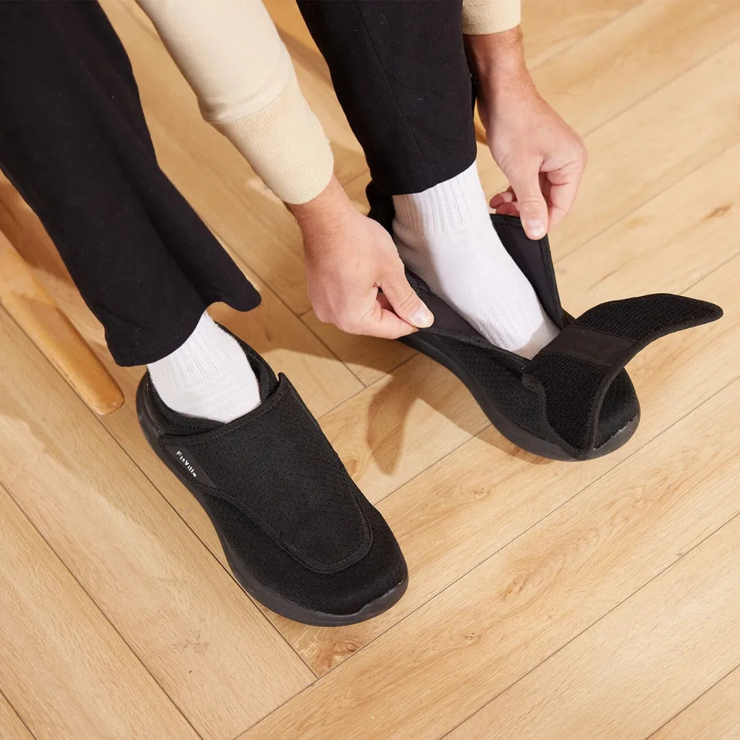 Diabetes Schoenen Heren - Zachte Schoenen voor Gevoelige Voeten