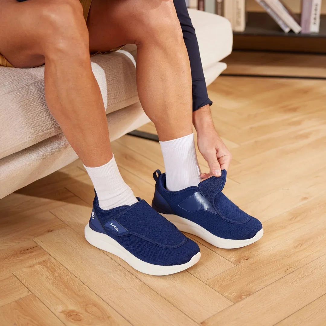 Diabetes Schoenen Heren - Zachte Schoenen voor Gevoelige Voeten