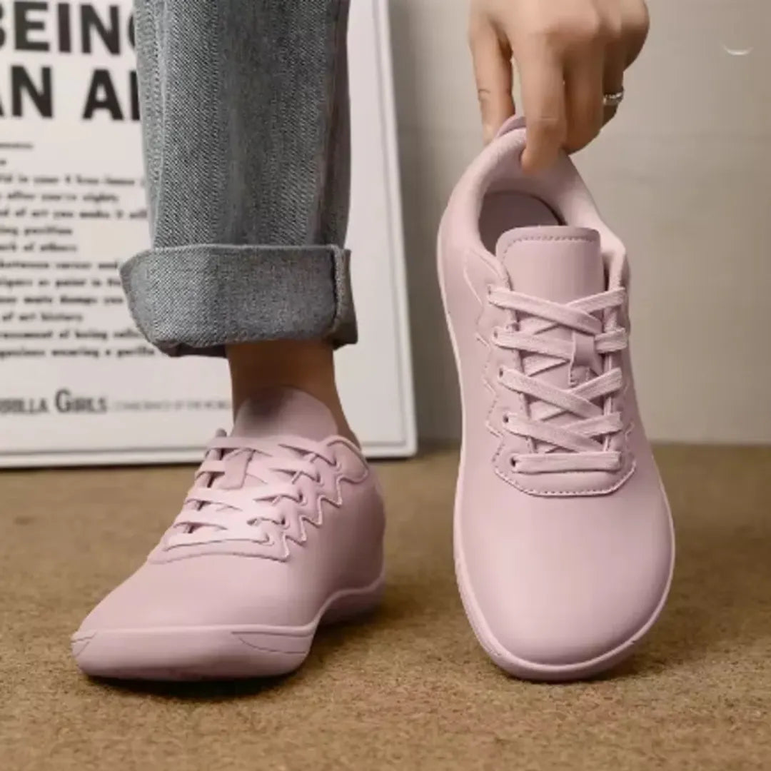 Barefoot Schoenen Unisex - Vegan Leer Sneakers met Brede Neus