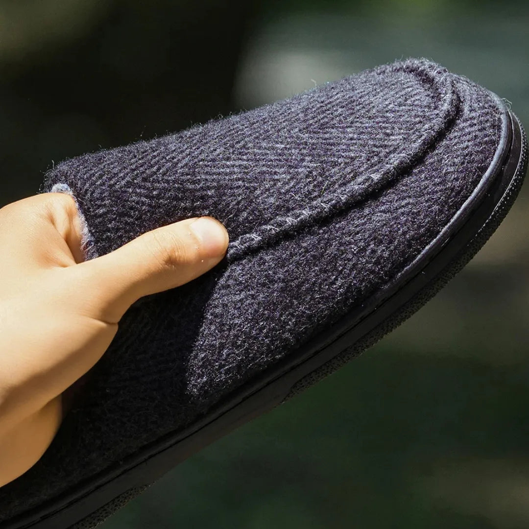Ryn Warme Instappers met Pluche Voering - Pantoffels met Harde Zool