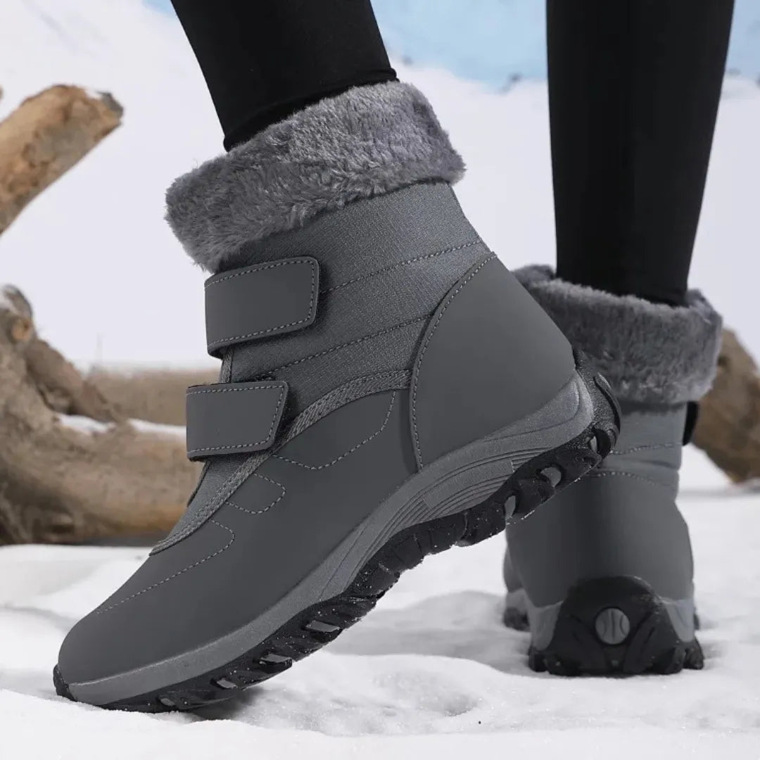 Freya Waterdichte Snowboots Dames met Klittenband – Enkellaarsjes