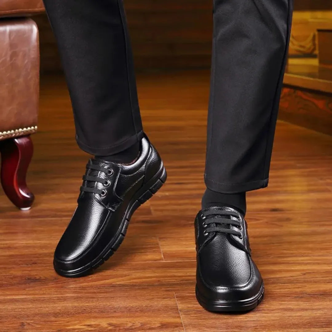 Mason Leren Veterschoenen Heren