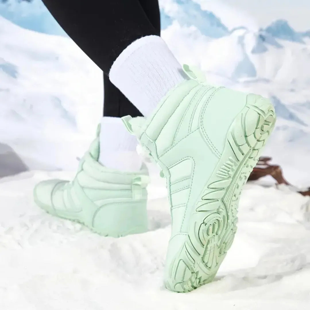 Barefoot Schoenen Dames - Winterschoenen met Voering & Boa Sluiting
