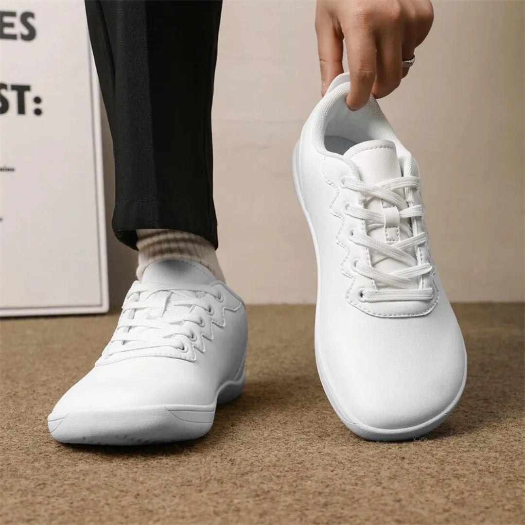 Barefoot Schoenen Unisex - Vegan Leer Sneakers met Brede Neus