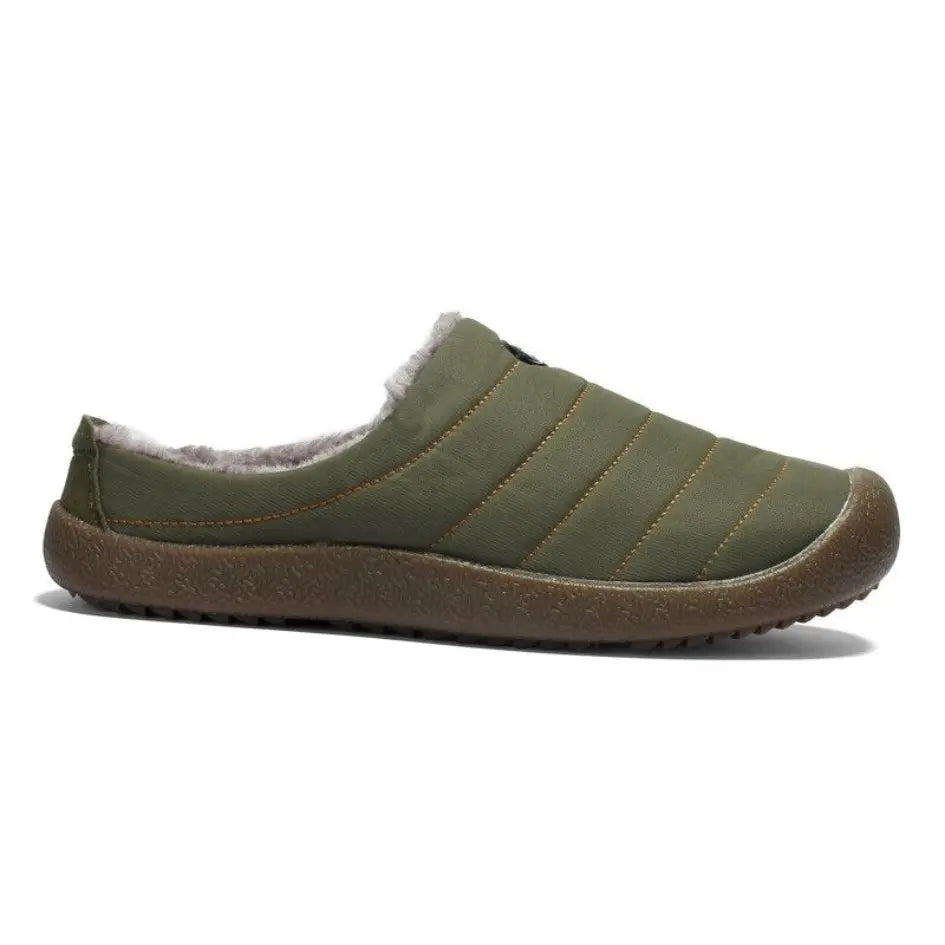 Chris Warm Gevoerde Heren Sloffen – Pantoffels met Bont en Harde Zool