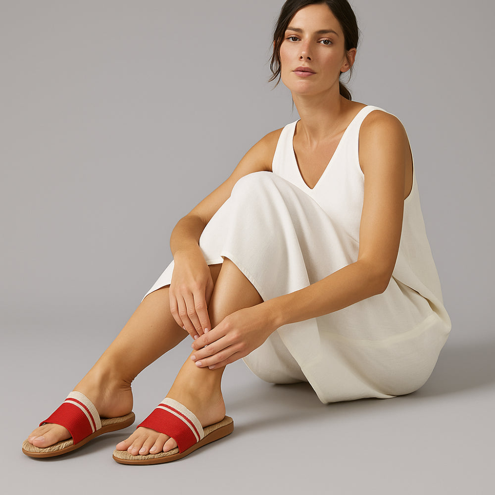 Dana Hennep Slippers met voetbed – Ademend & Stijlvol