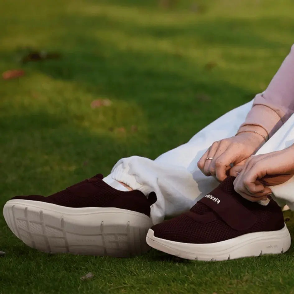 Diabetes Schoenen Dames met Klittenband – Comfortabel & Lichtgewicht