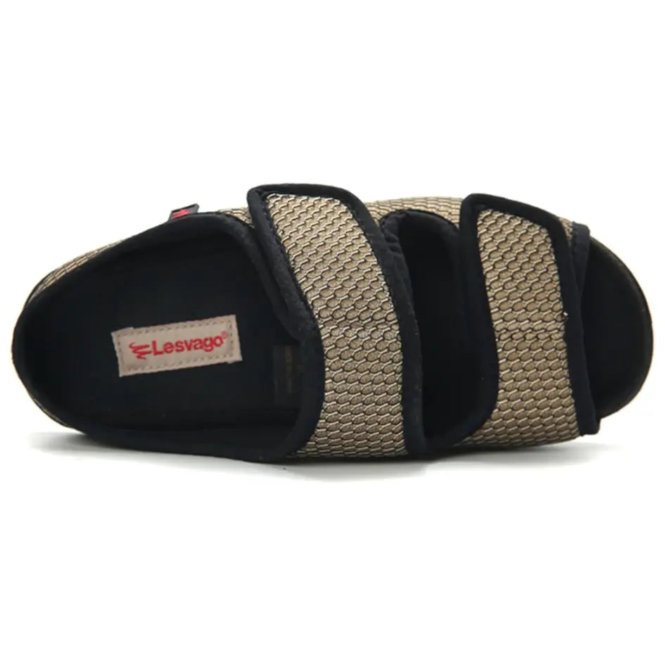 Diabetes schoenen – Unisex sandaal voor brede voeten met klittenband