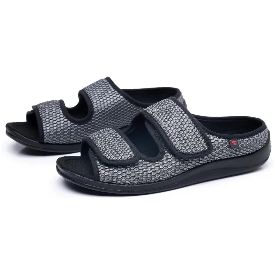 Diabetes schoenen – Unisex sandaal voor brede voeten met klittenband