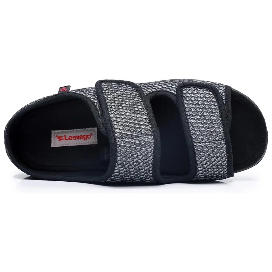 Diabetes schoenen – Unisex sandaal voor brede voeten met klittenband