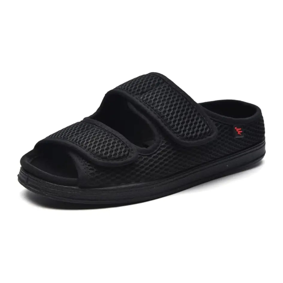 Diabetes schoenen – Unisex sandaal voor brede voeten met klittenband