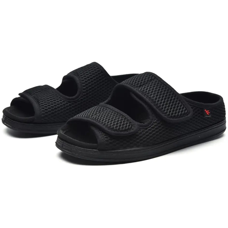 Diabetes schoenen – Unisex sandaal voor brede voeten met klittenband