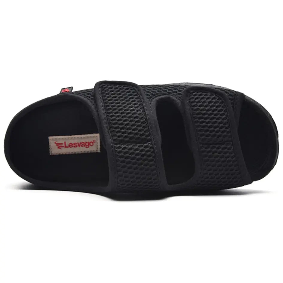 Diabetes schoenen – Unisex sandaal voor brede voeten met klittenband