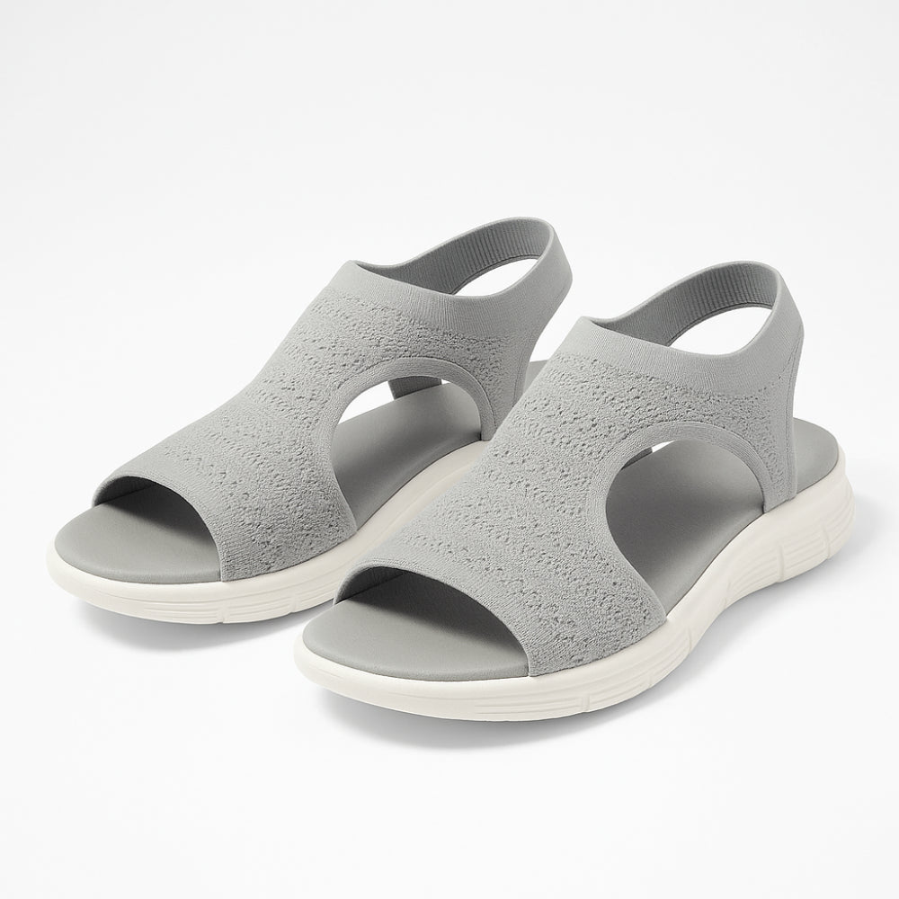 Evi Platform Sandalen met Voetbed - Zomerse Sandalen