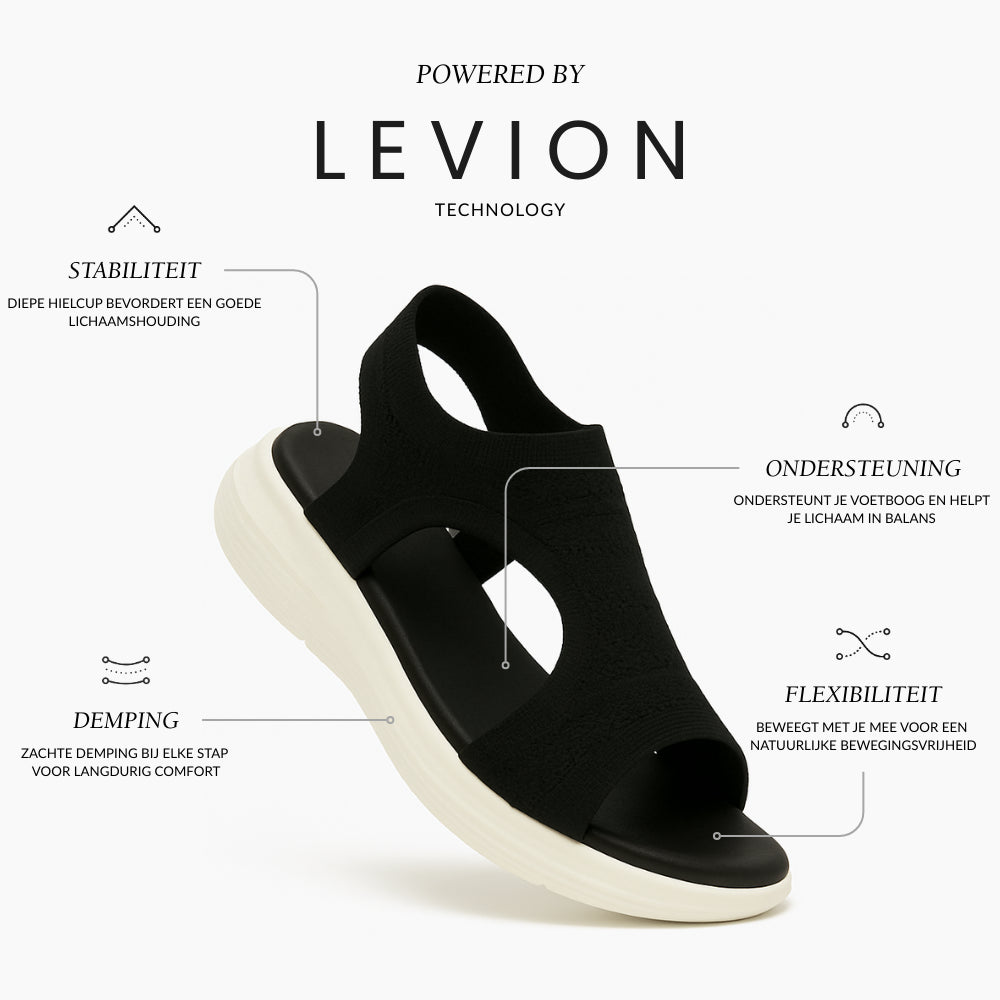 Evi Platform Sandalen met Voetbed - Zomerse Sandalen